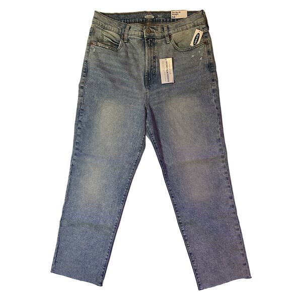 Old Navy Women's Straight Extra High Rise Jeans Size 12 - Picture 1 of 10